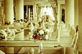 Stock Photo - Luxury Grand Dinning Room & Living Room Royalty Free Stock Photo