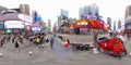 Stock photo New York Times Square circa 2023. 360 VR equirectangular photo Royalty Free Stock Photo