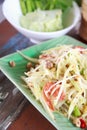 Stock Photo:Papaya salad