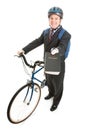 Stock Photo of Religious Missionary with Bicycle