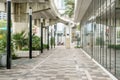 Stock photo scenic walkway through a Miami city scene