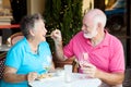 Stock Photo of Senior Couple on Date Royalty Free Stock Photo