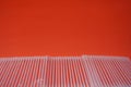 Stock photo of 3 stacks of white cotton buds that are lined up and neatly arranged so that they look aesthetic.