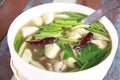 Stock Photo:Thai Cuisine and Food, A Bowl of Thai Clear Spicy H