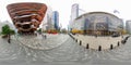 Stock photo Vessel New York temporarily closed. 360 VR equirectangular photo