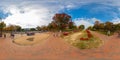 Stock photo The White House Washington DC circa 2023. 360 panorama VR equirectangular photo