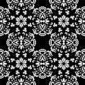 Stock seamless orient floral pattern