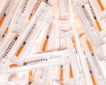 Stock of syringes