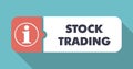 Stock Trading Concept in Flat Design.