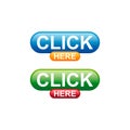 Stock vector button click here illustration 9