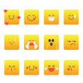 Stock Vector of Emoticon Collection Royalty Free Stock Photo