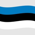 Stock vector estonia flag 2