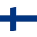 Stock vector finland flag icon 2