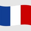 Stock vector France flag 2 Royalty Free Stock Photo