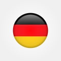 Stock vector germany flag icon 5 Royalty Free Stock Photo