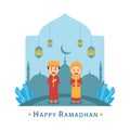Stock Vector Happy Ramadhan Background