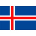 Stock vector iceland flag icon 1