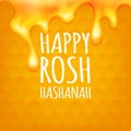 Stock vector illustration Happy Rosh Hashanah holiday. EPS 10