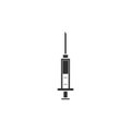 Injection syringe vector icon isolated 7 Royalty Free Stock Photo