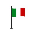 Stock vector italy flag icon 4 Royalty Free Stock Photo