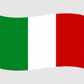 Stock vector italy flag icon 2 Royalty Free Stock Photo