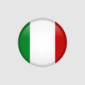 Stock vector italy flag icon 5