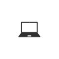 Laptop icon vector mobile computer isolated 5 Royalty Free Stock Photo