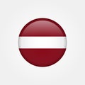 Stock vector latvia flag icon 5