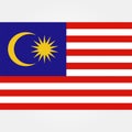 Stock vector malaysia flag icon 1