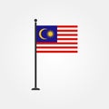 Stock vector malaysia flag icon 3