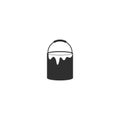 Paint can line icon vector isolated 1 Royalty Free Stock Photo