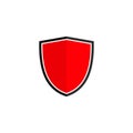 Vector shield icon illustration Royalty Free Stock Photo