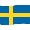 Stock vector sweden flag icon 2