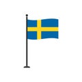 Stock vector sweden flag icon 4