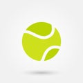 Stock vector tennis ball icon 3 Royalty Free Stock Photo