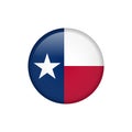 Stock vector texas flag icon 5 Royalty Free Stock Photo