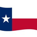 Stock vector texas flag icon 2 Royalty Free Stock Photo