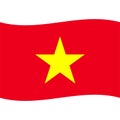 Stock vector vietnam flag icon 2