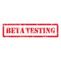 Beta testing vector stamp 2 Royalty Free Stock Photo