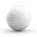 Stock white golf ball, isolated on a see-through background Royalty Free Stock Photo