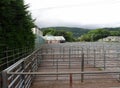 Stock yards, cattle, empty Royalty Free Stock Photo