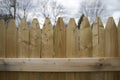 Stockade Fence Panel Royalty Free Stock Photo