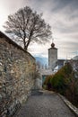 Stockalper Citadel and Defence Wall in Brig