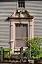 Stockbridge, MA: 1742 Mission House Doorway Royalty Free Stock Photo