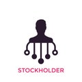 Stockholder, financier icon