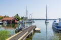 Stockholm archipelago: Idyllic guest harbour Kyrkviken Royalty Free Stock Photo