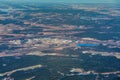 Stockholm Arlanda Airport, ARN, ESSA Sweden - aerial view Royalty Free Stock Photo