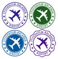 Stockholm-Arlanda Airport. Stockholm airport logo. Royalty Free Stock Photo