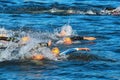 STOCKHOLM - AUG, 25: The chaotic start in the mens swimming in t