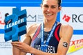 STOCKHOLM - AUG, 24: The overall leader Gwen Jorgensen at the Womens ITU World Triathlon Series event Aug 24, 2013 in